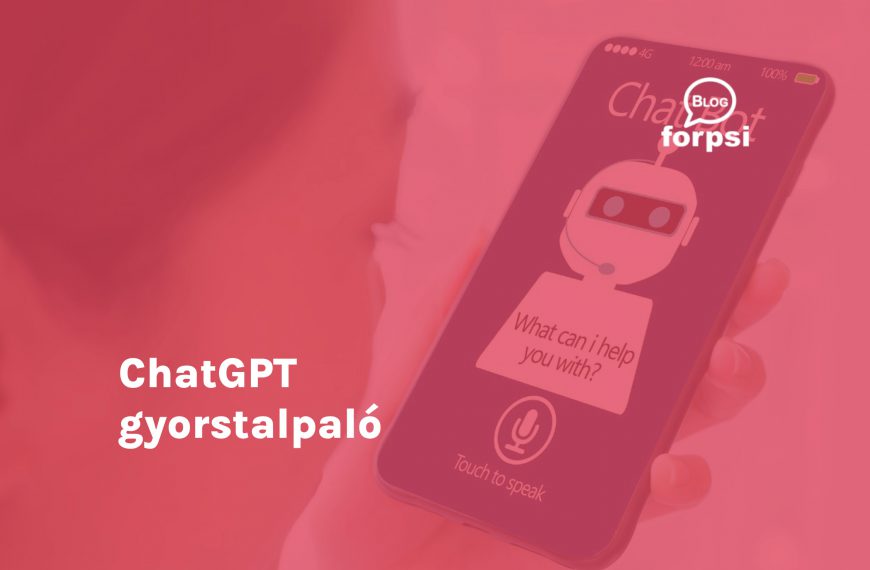 ChatGPT gyorstalpaló