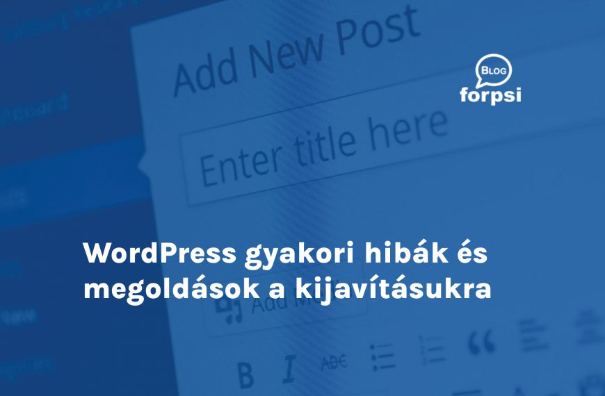 WordPress gyakori hibák és megoldások a kijavításukra