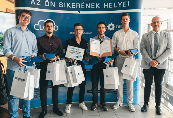 Az Óbudai Egyetem csapata nyert a 2025-ös az Aruba Cloud Hackathon & Tech Show-n