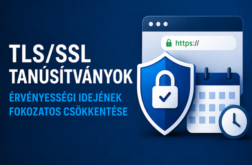 TLS/SSL tanúsítványok érvényességi idejének fokozatos csökkentése