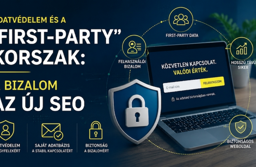 Adatvédelem és a „First-Party” korszak: A bizalom az új SEO