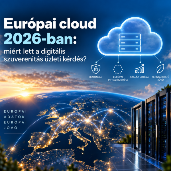 Európai cloud 2026-ban: miért lett a digitális szuverenitás üzleti kérdés?