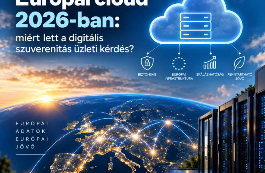 Európai cloud 2026-ban: miért lett a digitális szuverenitás üzleti kérdés?