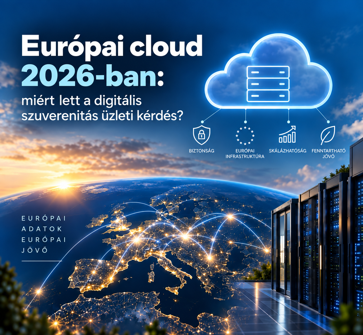 Európai cloud 2026-ban: miért lett a digitális szuverenitás üzleti kérdés?